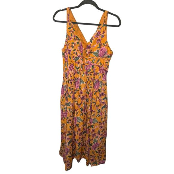 Caroline Constas Floral Print A-line Dress Sleeveless with VNeck size Medium NWT - Picture 4 of 6